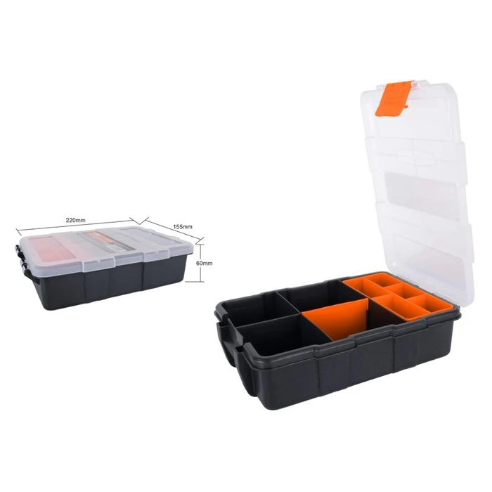 Default Shind Tool Organizer Box 9 Compartments 22x15.5x6cm