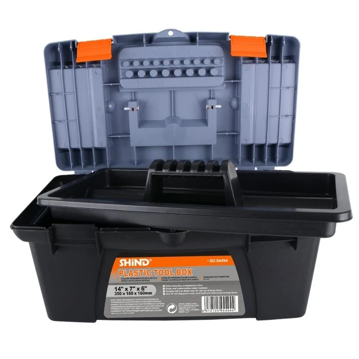 Tool Storage Shind Plastic Tool Box 14 inches 350x180x160mm