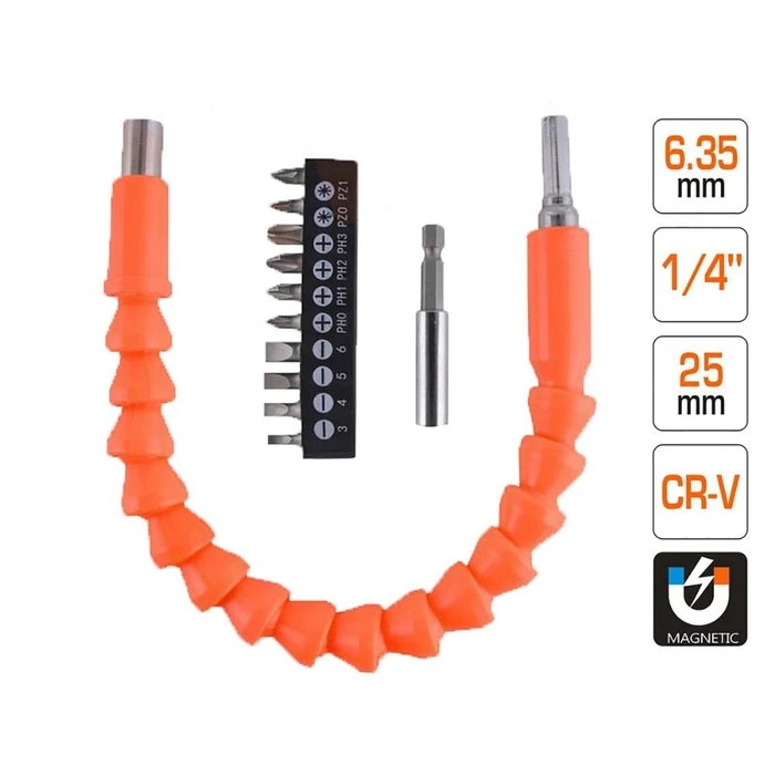 Default Shind Flexible Extension Set with Bits and Adapter 25mm