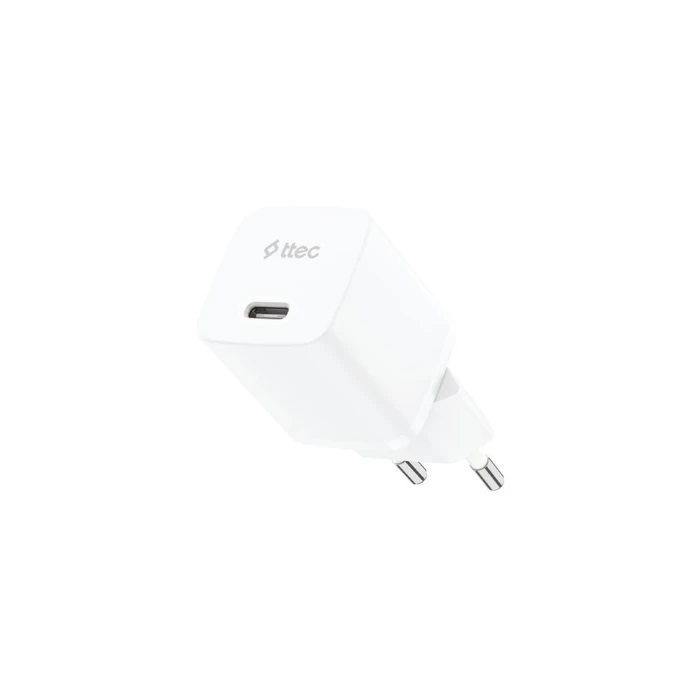 TTEC SmartCharger GaN 30W PD Φορτιστής Ταξιδίου USB-C Λευκός
