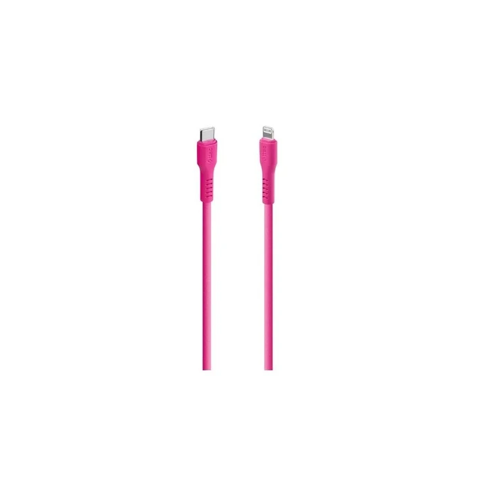 TTEC Καλώδιο USB C σε Lightning Neon Pink 120cm
