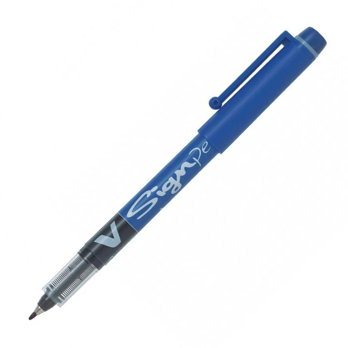 Writing Instruments Pilot V Sign Pen 0.6 Blue