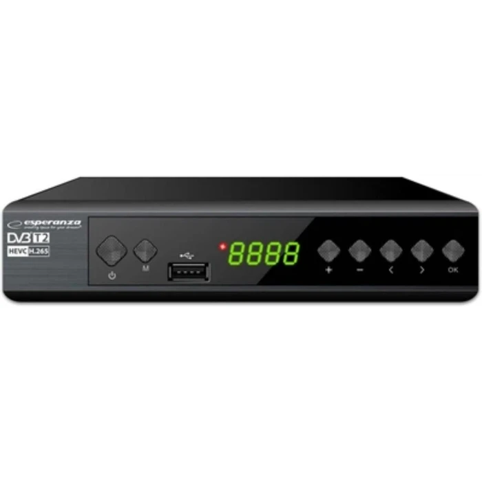 Esperanza EV111P DVB-T2 Digital Tuner/Decoder H.265 (HEVC) SCART / HDMI / USB