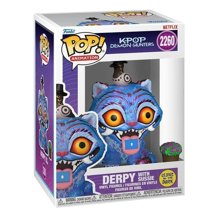 Funko Pop Animation KPop Demon Hunters Derpy with Sussie Glows in the Dark
