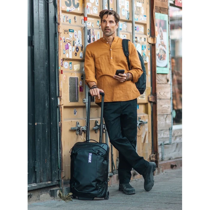 Thule Βαλίτσα Ταξιδίου Καμπίνας Υφασμάτινη Black με 2 Ρόδες Ύψους 54.5εκ.