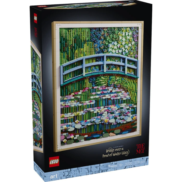 LEGO Art Claude Monet – Γέφυρα πάνω από μια λίμνη με Νούφαρα (31220) 18+