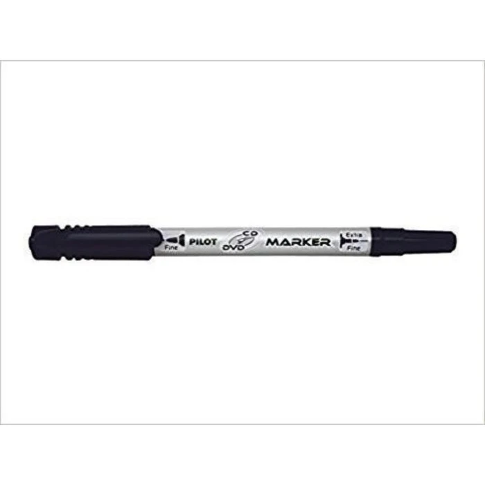 Pilot Twin-Tip CD/DVD Permanent Marker Fine & Extra Fine Black (SCA-TMCD) (PILSCA-TMCD)