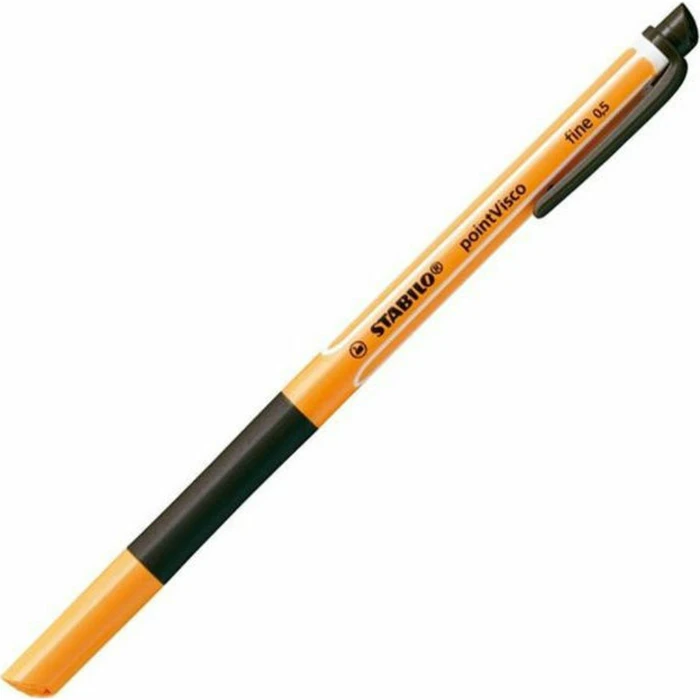 STABILO PointVisco Rollerball Gel στυλό 0.5mm Μαύρο (1099/46)