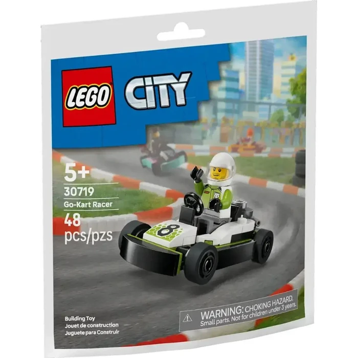 LEGO City Go-Kart Racer (30719) — 48 pieces, Ages 5+