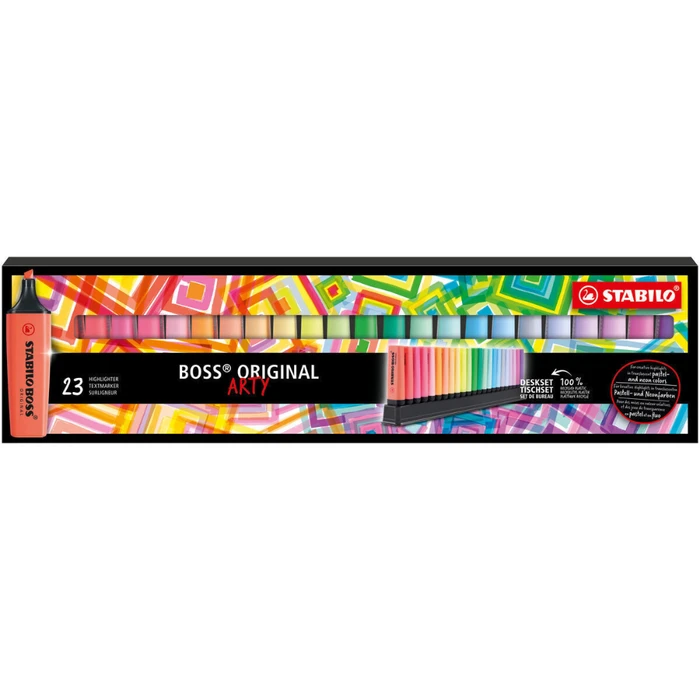 Stabilo BOSS Original Highlighter Markers Multicolour Deskset 23 Colors (7023-01-5-20)