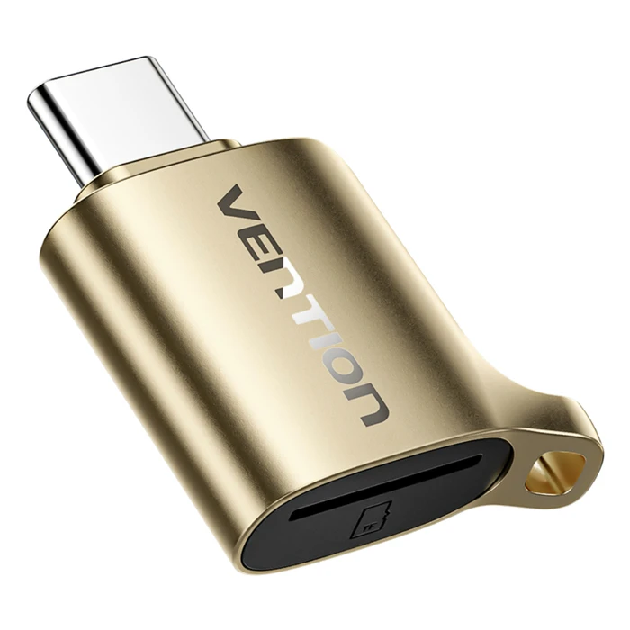 VENTION CLNJ0 USB 3.0 Type‑C Card Reader για microSD (Γκρι, Zinc Alloy)