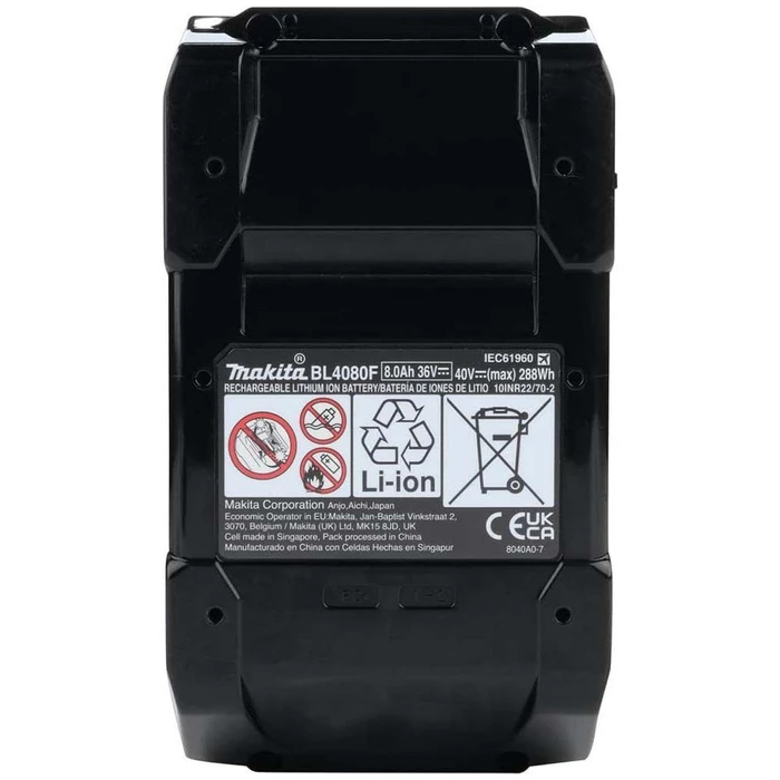 Μπαταρία Εργαλείων Makita Akku-BL4080F LI 40V 8Ah