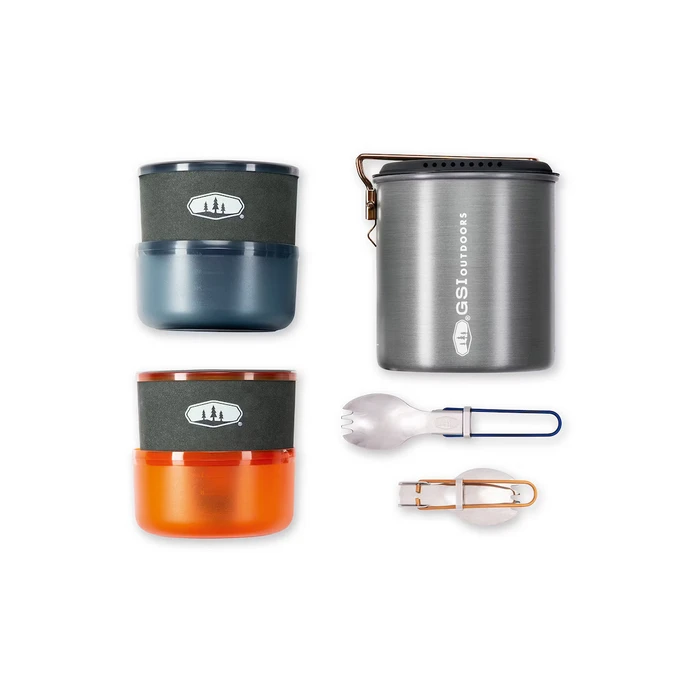 GSI Outdoors Halulite Microdualist Σετ Μαγειρικής (Ανοδιωμένο)