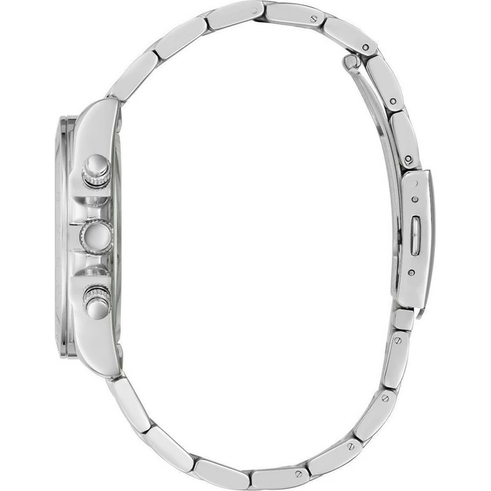 Guess Eclipse Γυναικείο Ρολόι 38mm Χρονογράφος Μπαταρίας με Ασημί Μεταλλικό Μπρασελέ GW0314L1