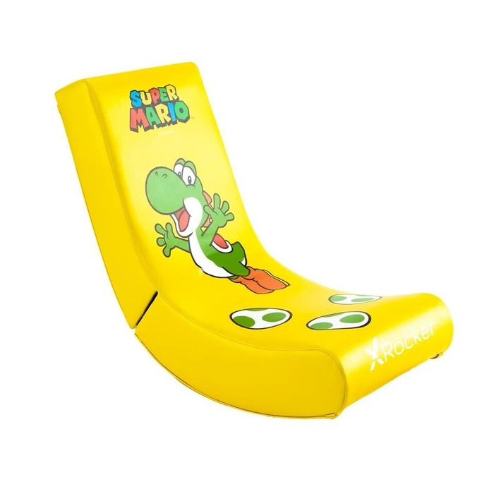 X Rocker Nintendo Super Mario Video Rocker Yoshi - Επίσημο αδειοδοτημένο gaming κάθισμα για παιδιά & εφήβους (Σχέδιο Yoshi)