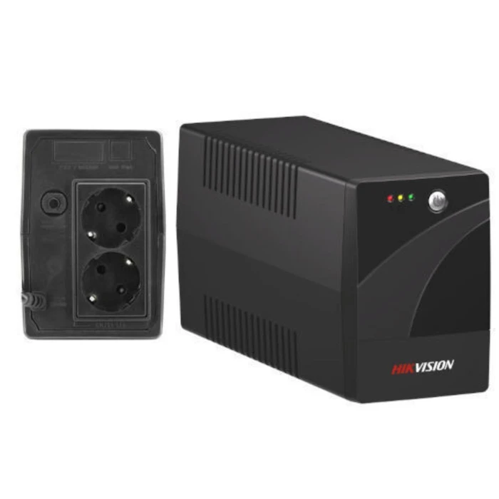 Hikvision DS-UPS600-R UPS 600VA / 360W με 2 Schuko πρίζες