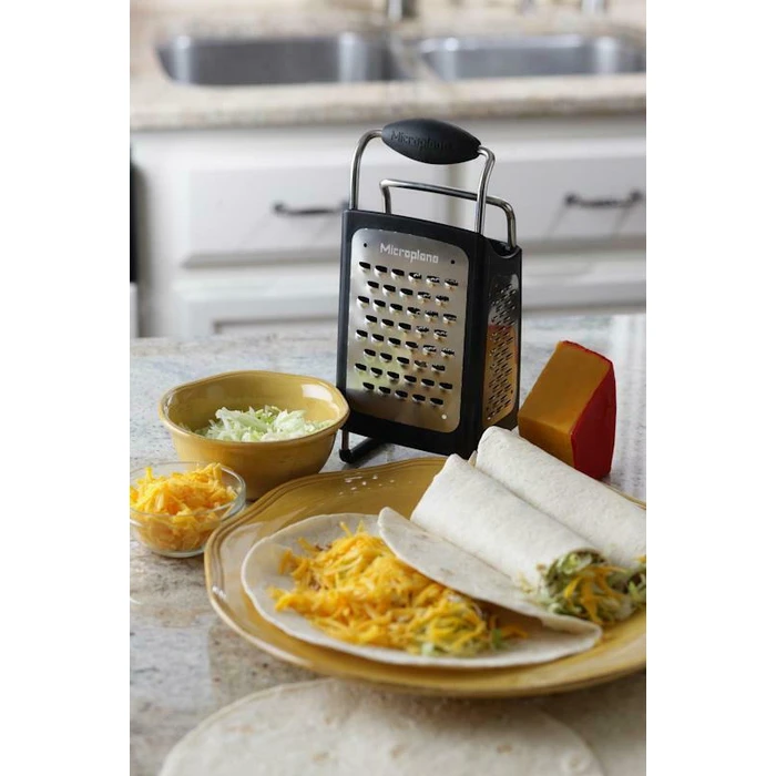Microplane 4-Sided Box Grater fine/extra coarse/ribbon/slicer