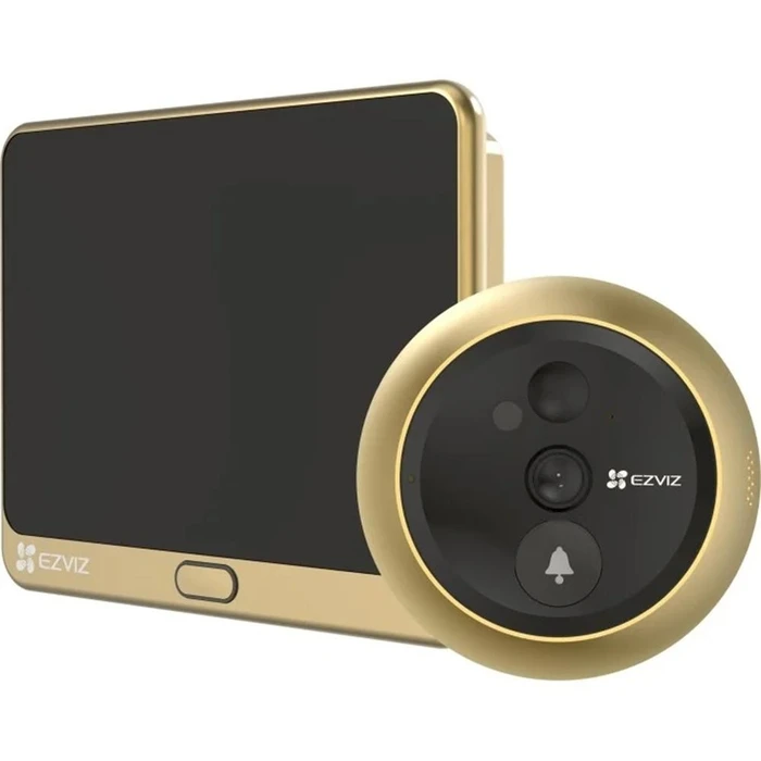 Ezviz Wireless Peephole Door Viewer DP2C Pro - Gold (EZVCS-DP2C-R200-6Q6FW-GD)