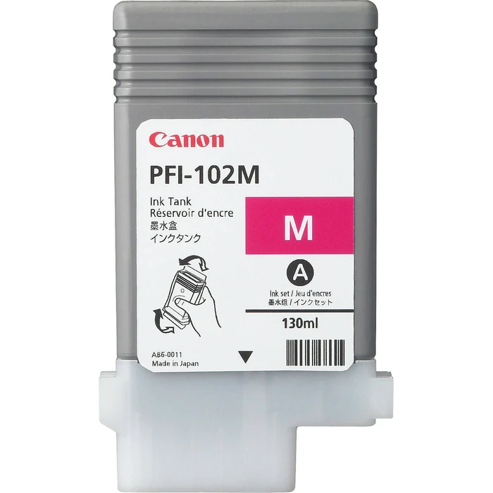 Canon PFI 102 Γνήσιο Μελάνι Εκτυπωτή Ματζέντα