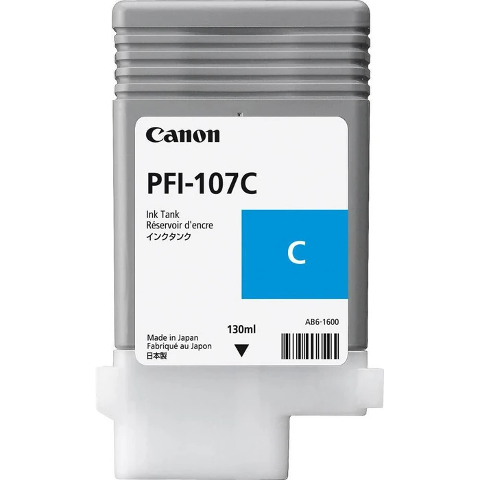 Canon PFI 107 Genuine Ink Printer Cyan