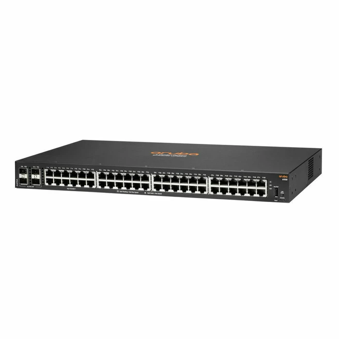 HPE Aruba 6100 48G 4SFP+ Managed L2 Switch - 48x 1GbE RJ-45, 4x SFP+ (10Gb)