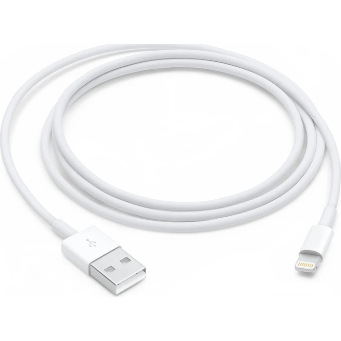 Apple καλώδιο USB-A σε Lightning 1m Λευκό (MXLY2ZM/A)