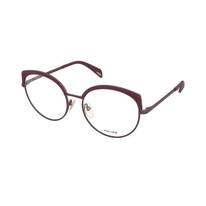 Police Γυναικείος Μεταλλικός Σκελετός Γυαλιών Cat Eye Κόκκινος VPLC31 05AA