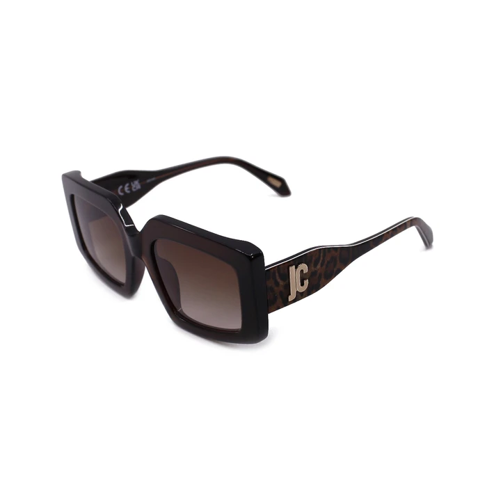 Just Cavalli Γυναικεία Γυαλιά Ηλίου με Καφέ Κοκκάλινο Σκελετό και Καφέ Ντεγκραντέ Φακό SJC020 0AAK