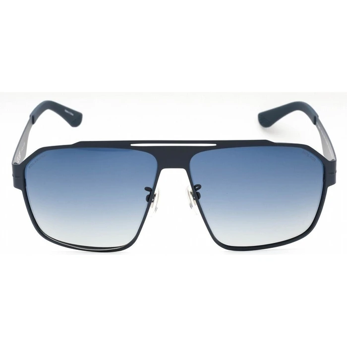 Police Ανδρικά Γυαλιά Ηλίου με Μπλε Μεταλλικό Σκελετό και Μπλε Polarized Φακό SPLL08M S72P