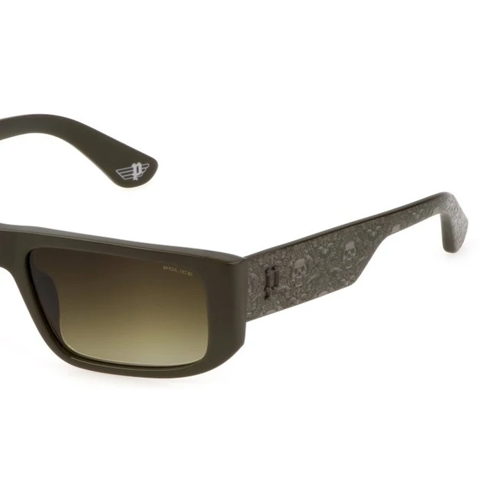 Police Unisex Γυαλιά Ηλίου με Καφέ Κοκκάλινο Σκελετό και Καφέ Ντεγκραντέ Φακό SPLL13 073M