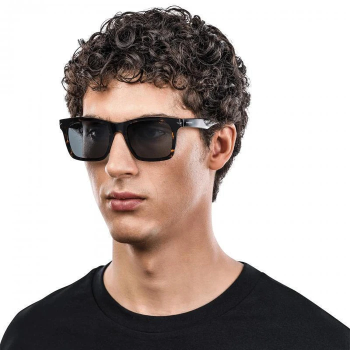 Police Ανδρικά Γυαλιά Ηλίου με Καφέ Ταρταρούγα Κοκκάλινο Σκελετό και Πράσινο Φακό SPLN35 09N3