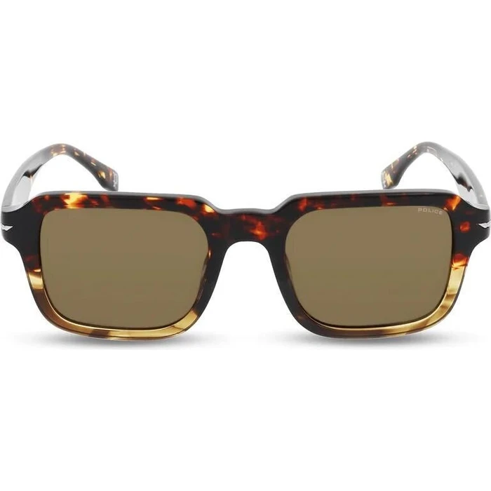 Police Ανδρικά Γυαλιά Ηλίου με Καφέ Κοκκάλινο Σκελετό και Καφέ Φακό SPLN36M 0836