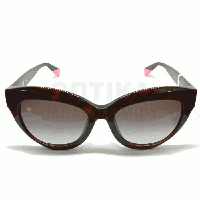 Furla Γυναικεία Γυαλιά Ηλίου με Καφέ Ταρταρούγα Κοκκάλινο Σκελετό και Γκρι Ντεγκραντέ Φακό SFU780 0752