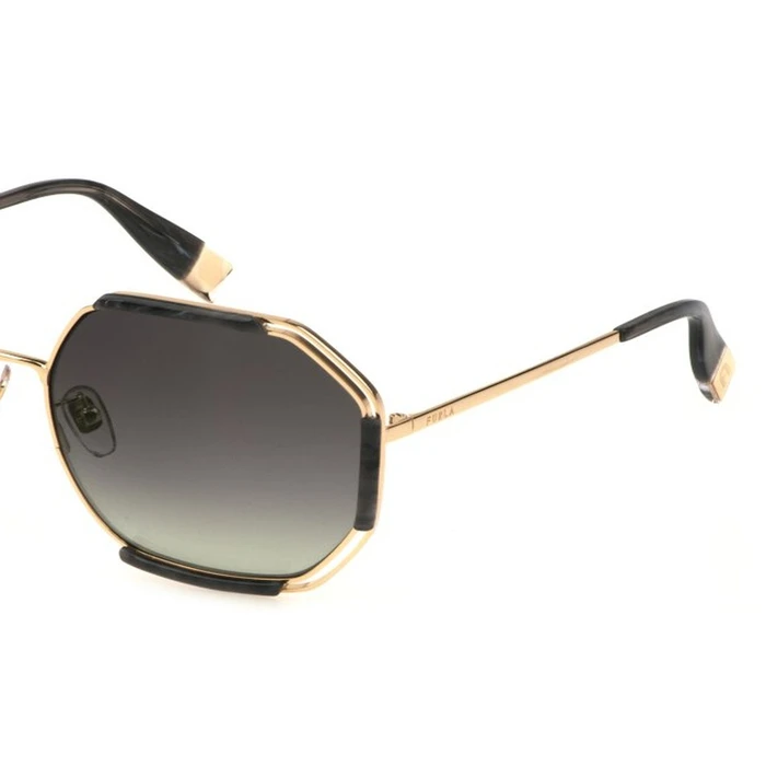 Furla Γυναικεία Γυαλιά Ηλίου με Ροζ Σκελετό και Γκρι Φακό SFU785 0300