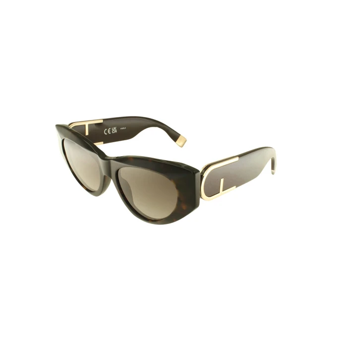 Furla Γυναικεία Γυαλιά Ηλίου με Καφέ Ταρταρούγα Κοκκάλινο Σκελετό και Καφέ Ντεγκραντέ Φακό SFU881 04BL