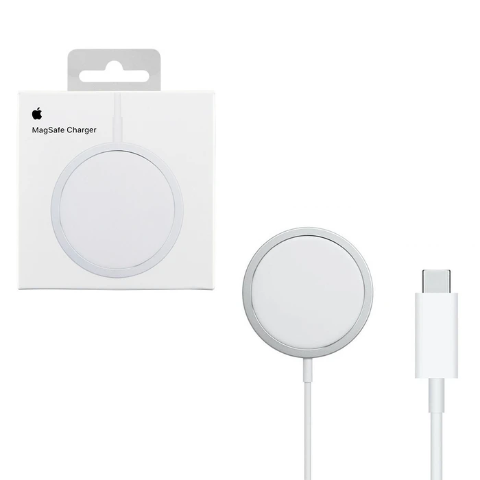 Apple Φορτιστής MagSafe 15W Λευκός (Magsafe Charger 15W)