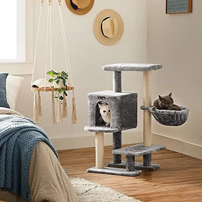 Feandrea Cat Tower, Height 84 cm, up to 2 cats (PCT142W01) (FEAPCT142W01)