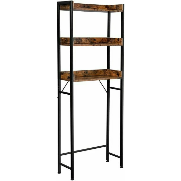 Vasagle Μεταλλική Εταζέρα Μπάνιου με 3 Ράφια 63 x 25 x 165 cm (BTS002B01) (VASBTS002B01)