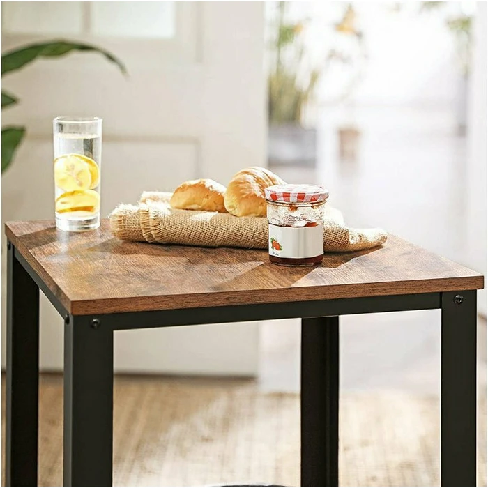 VASAGLE Auxiliary Metal Living Room Table 45 x 45 x 55 cm