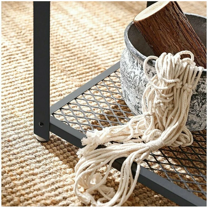 VASAGLE Βοηθητικό Μεταλλικό Τραπεζάκι Σαλονιού