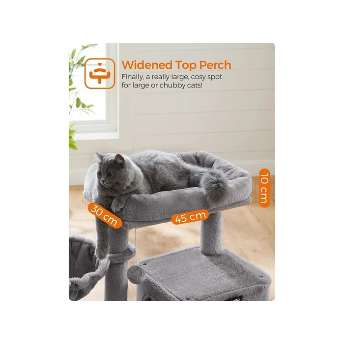 Feandrea Cat Tower, Height 96 cm, for large cats (PCT51G) (FEAPCT51G)