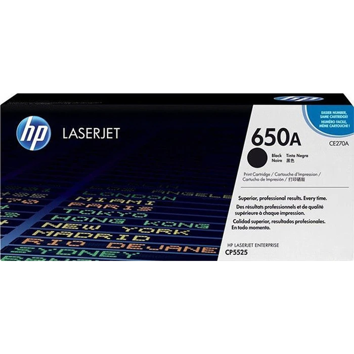 HP 650A Γνήσιο Μαύρο Toner (CE270AH) - 13.500 σελίδες
