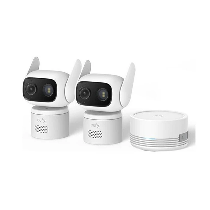 eufyCam C31 2+1 White - WiredCam USB‑C 1080P Security Cameras (2 pack)