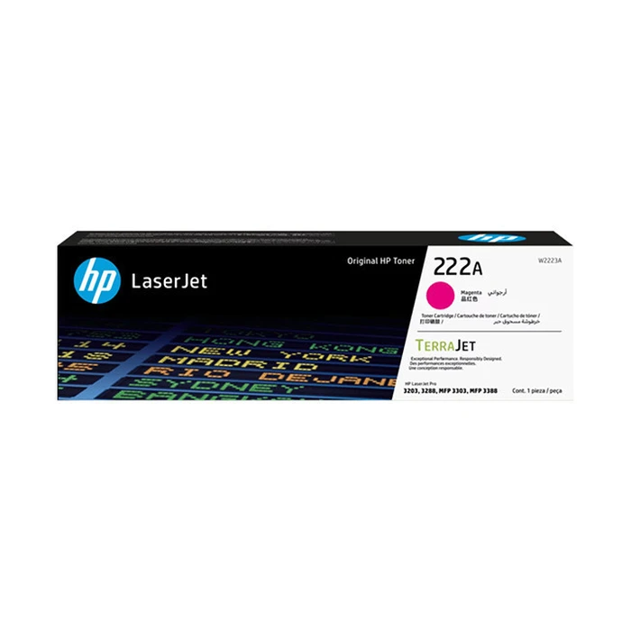 HP 222A Magenta Original LaserJet Toner Cartridge (W2223A)