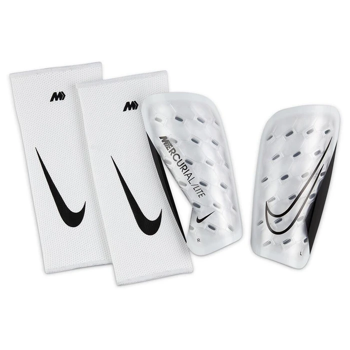 Nike Mercurial Lite DN3611-100 Επικαλαμίδες Ποδοσφαίρου Ενηλίκων Λευκό XL