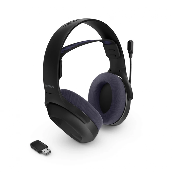 Lenovo Legion H410 Ασύρματο Over‑Ear Gaming Headset με Bluetooth 5.2 & 2.4GHz USB Dongle — Συμβατό με Nintendo Switch / PC / PS4 / PS5