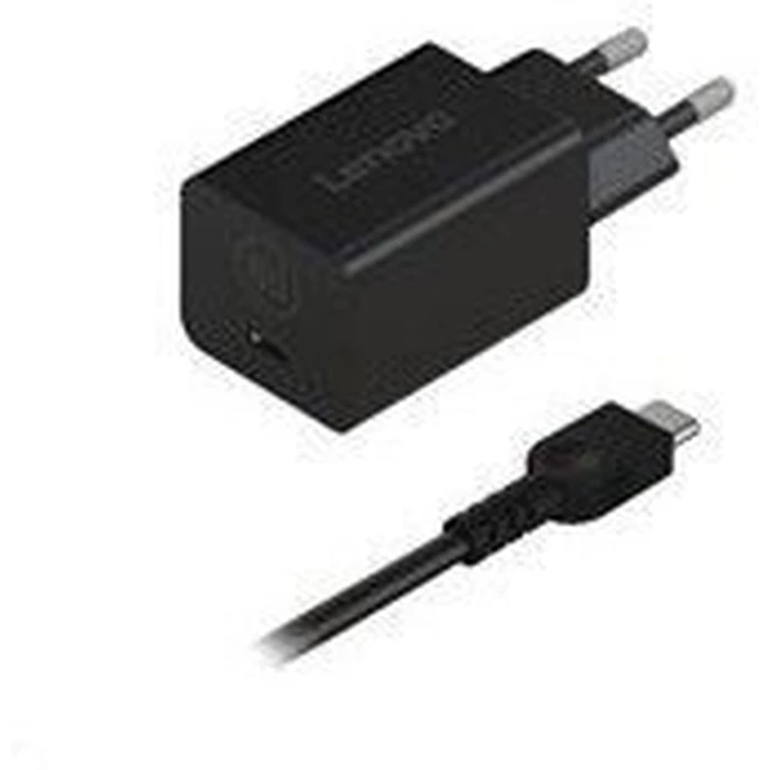 Καθολικός φορτιστής μπαταριών Lenovo GaN Nano 65W USB-C, 65W, μαύρο, με καλώδιο 1.8m