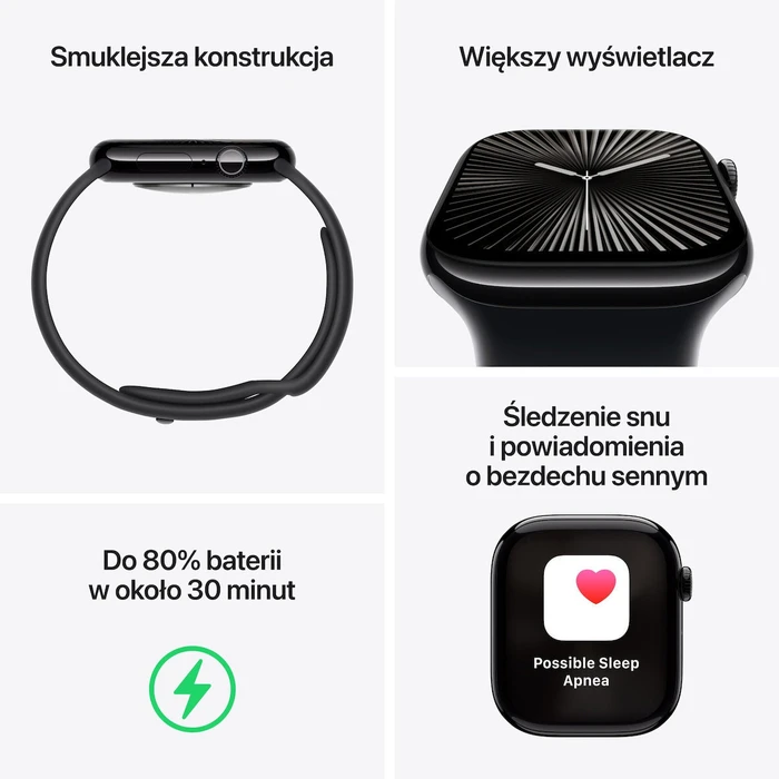 Smartwatch Apple Watch Series 10 GPS Cellular Black 46 mm