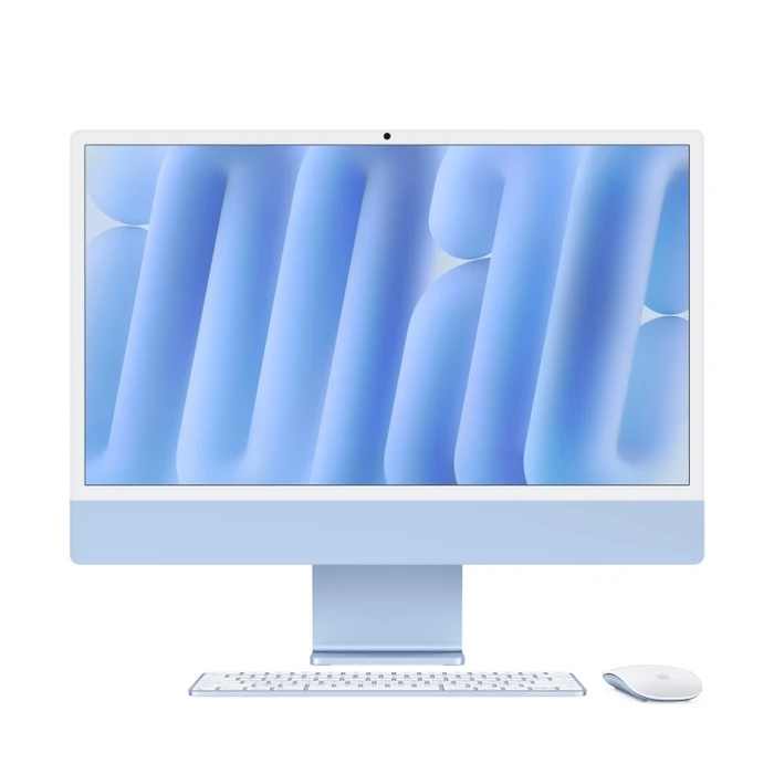Apple iMac 24" Retina 4.5K (2024) M4, 16GB RAM, 256GB SSD, 8‑core GPU, Blue (MWUF3D/A)