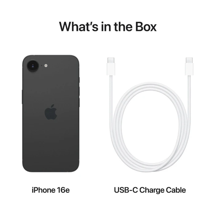 Apple iPhone Smartphone 16e 6,1 Hexa Core 8 GB RAM 128 GB Μαύρο